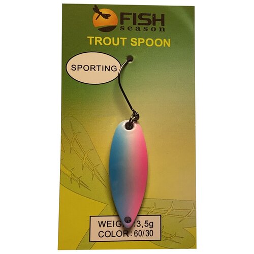 фото Блесна форелевая fish season sporting, 3,5g цвет-30 , крючок-kumho