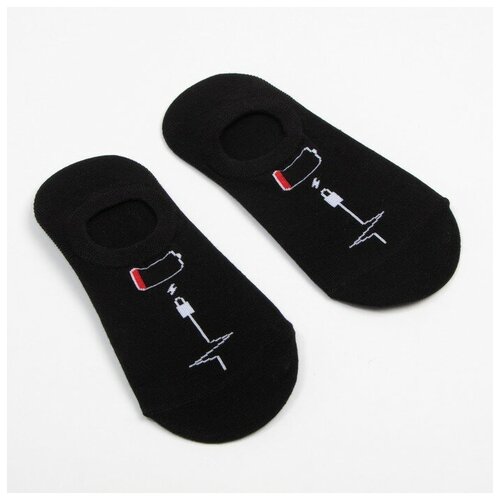 Носки Minaku, размер 23/25, черный носки minaku размер 36 39 бежевый белый