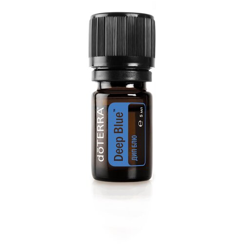 DoTERRA Успокаивающая смесь эфирных масел для массажа, Deep Blue , 5 мл дип блю ролл он deep blue roll on doterra эфирное масло