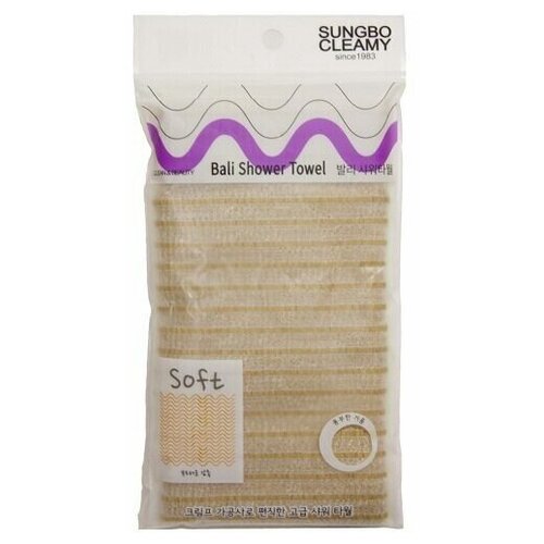 Мочалка для душа Sung Bo Cleamy Clean & Beauty Bali Shower Towel (средняя) губка sung bo cleamy 1 уп