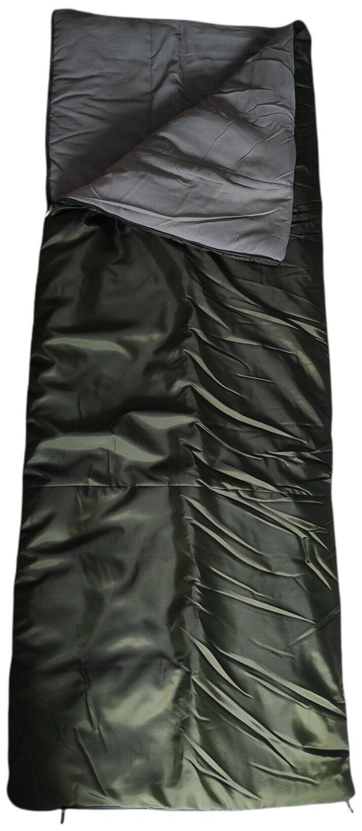 Спальный мешок-одеяло летний Urma Валдай +5L (Тк +20, 200x77/хаки)