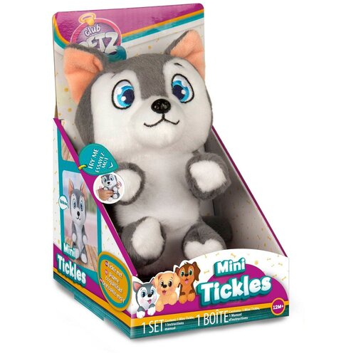 Игрушка интерактивная IMC Toys Club Petz Щенок интерактивный (серый) , со звуковыми эффектами, шевелит лапками если почесать животик 96820 щенок интерактивный игрушечный коричневый звук шевелит лапками imc toys 96806