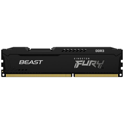 Оперативная память DIMM 8 Гб DDR3 1600 МГц Kingston Fury Beast Black KF316C10BB8 PC4-12800 633000₽