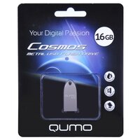 Накопитель USB 2.0 16Гб QUMO Cosmos 16GB (19480), серебристый