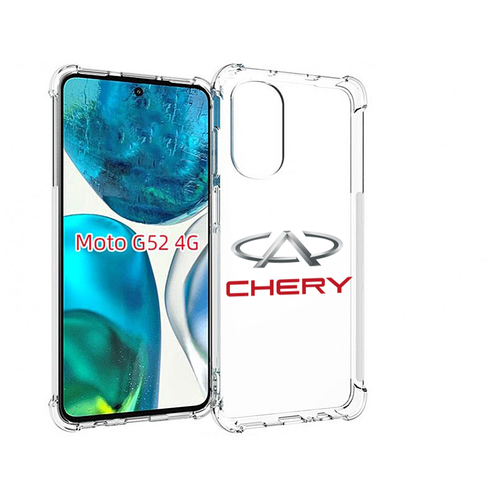 Чехол MyPads Chery-3 мужской для Motorola Moto G82 / Moto G52 задняя-панель-накладка-бампер