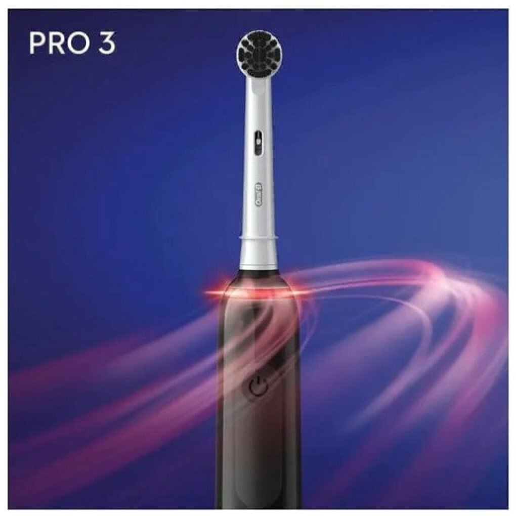 вибрационная зубная щетка Oral-B Pro 3 3000, черный - фотография № 6