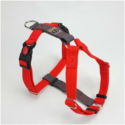 Шлейка для собак анатомическая, CORADOG, размер M, сиренево фиолетовый