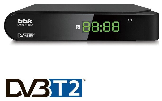 Ресивер DVB-T2 BBK SMP027HDT2 черный