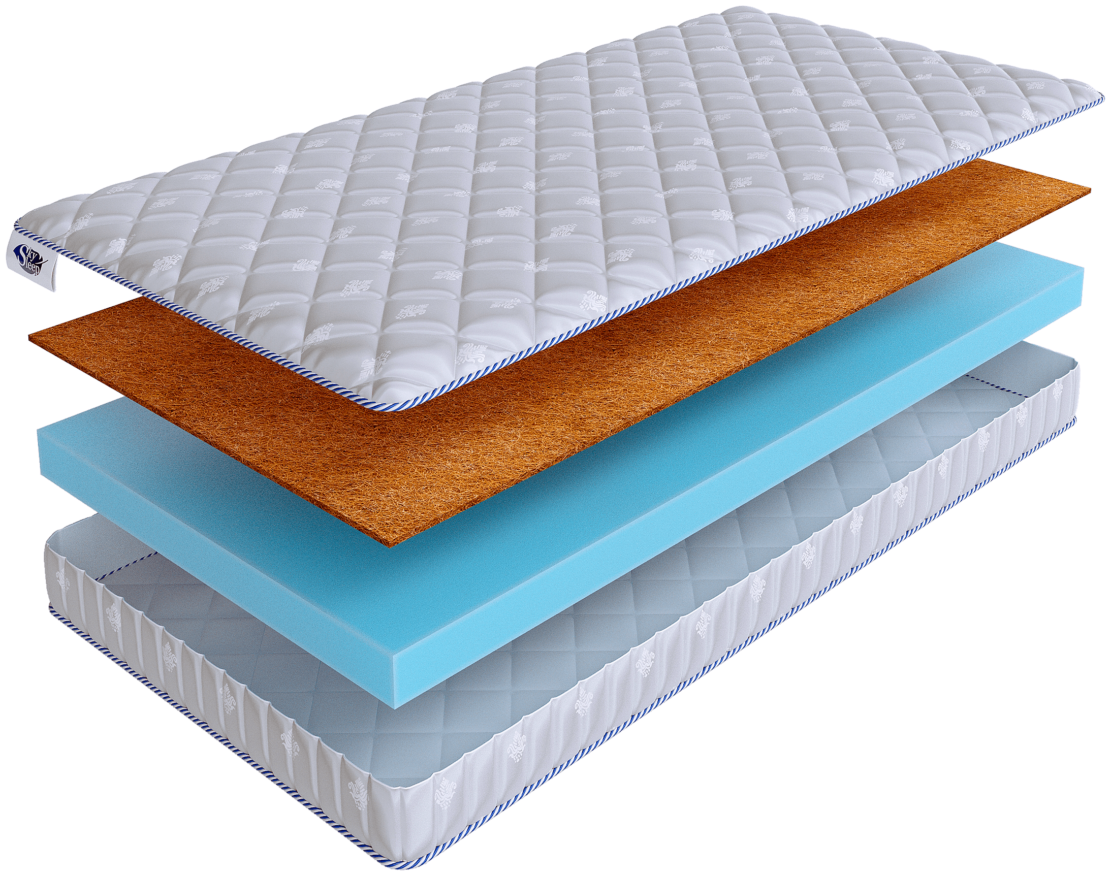 Матрас SkySleep 165x186 ROLLER Econom 8 Cocos