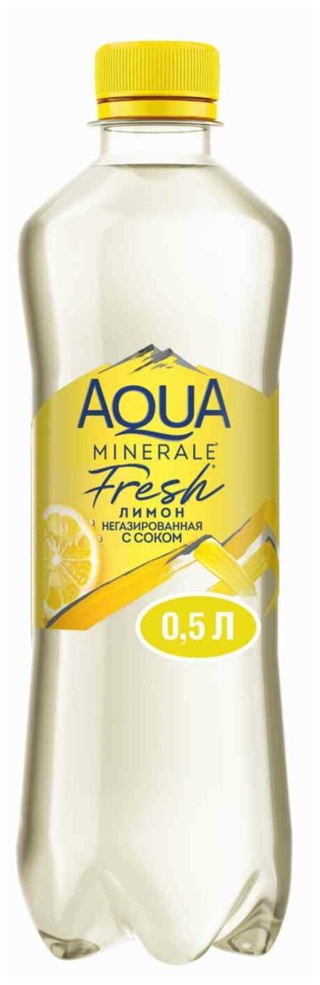 Вода питьевая Aqua Minerale Juicy Лимон 0,5л - фотография № 8