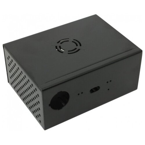 Корпус Acd Metal Case + Power Control Switch + Cooling Fan Kit для Raspberry Pi X820 v1.3 (X800) набор raspberry pi 5 intro kit 8gb