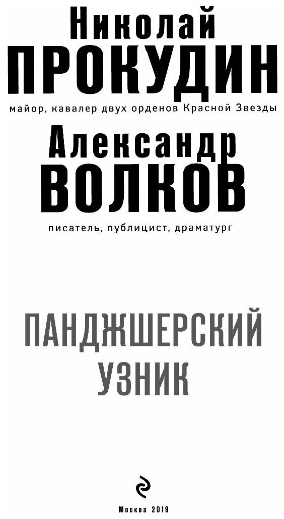 Панджшерский узник (Прокудин Николай Николаевич, Волков Александр Иванович (соавтор)) - фото №13