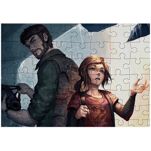 Пазл Картонный 38x26 см, размер А3, 300 деталей, модель Last of Us-39