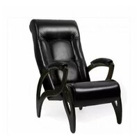 Кресло для отдыха Модель 51 цвет Венге, к/з Vegas Lite Black