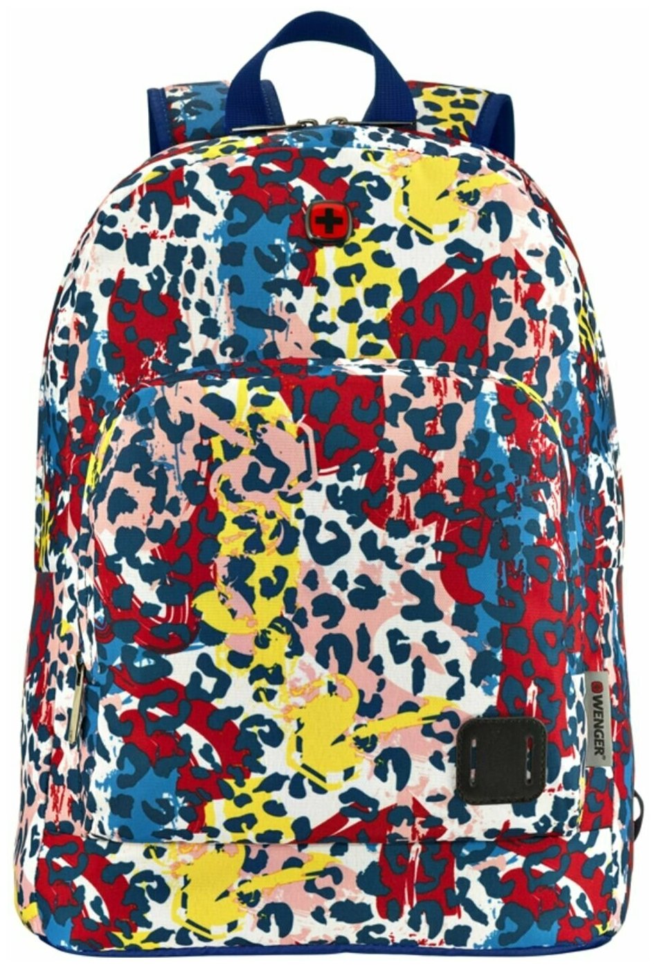 Рюкзак WENGER Crango 16', цветной с леопардовым принтом, полиэстер 600D, 33x22x46 см, 27 л
