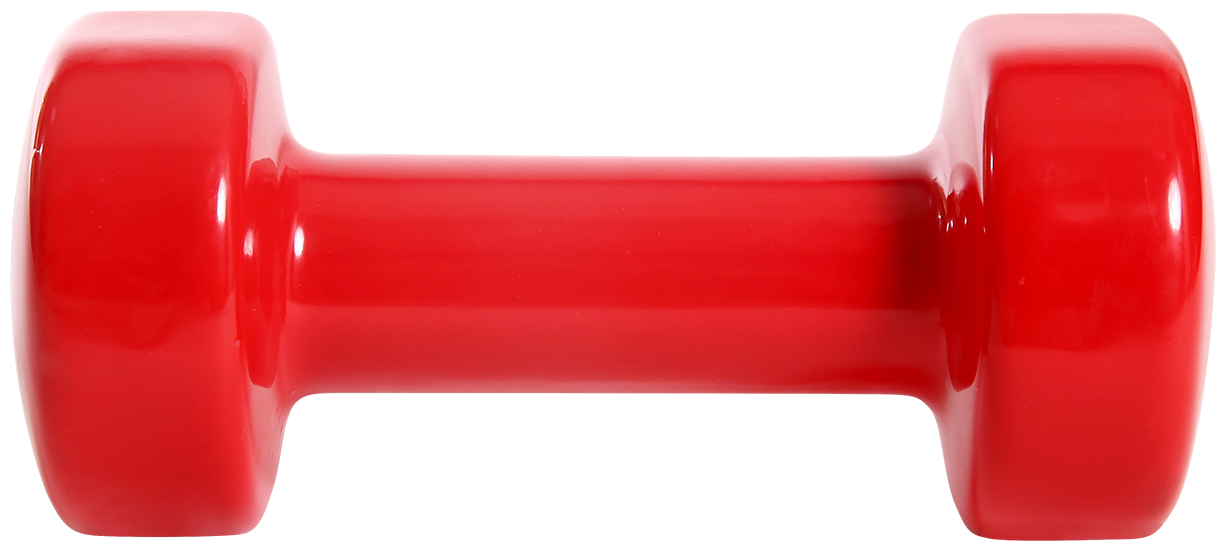 Гантели для фитнеса виниловые набор гантелей STARFIT Core DB-101 3 кг, красный, 2 шт