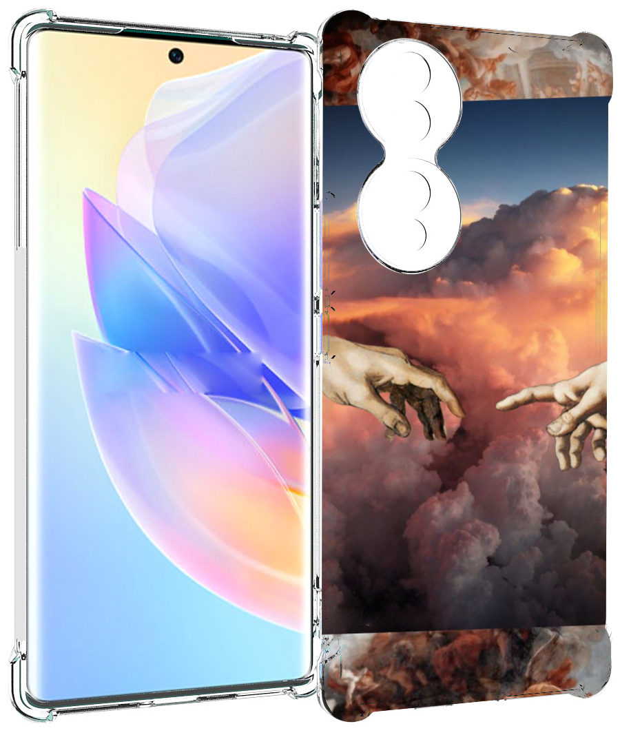 Чехол MyPads красивая-картина для Honor 70 задняя-панель-накладка-бампер