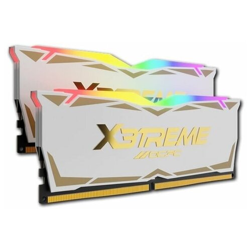 Модуль памяти DDR 4 DIMM 32Gb 16Gbx2 3600Mhz OCPC X3 RGB MMX3A2K32GD436C18WL RGB CL18 WHITE LABEL 1096200₽
