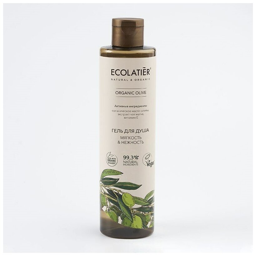 Гель для душа Organic Olive Ecolatier Green 350 мл