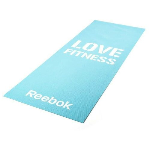 фото Фитнес-мат тонкий (голубой) reebok love ramt-11024bll