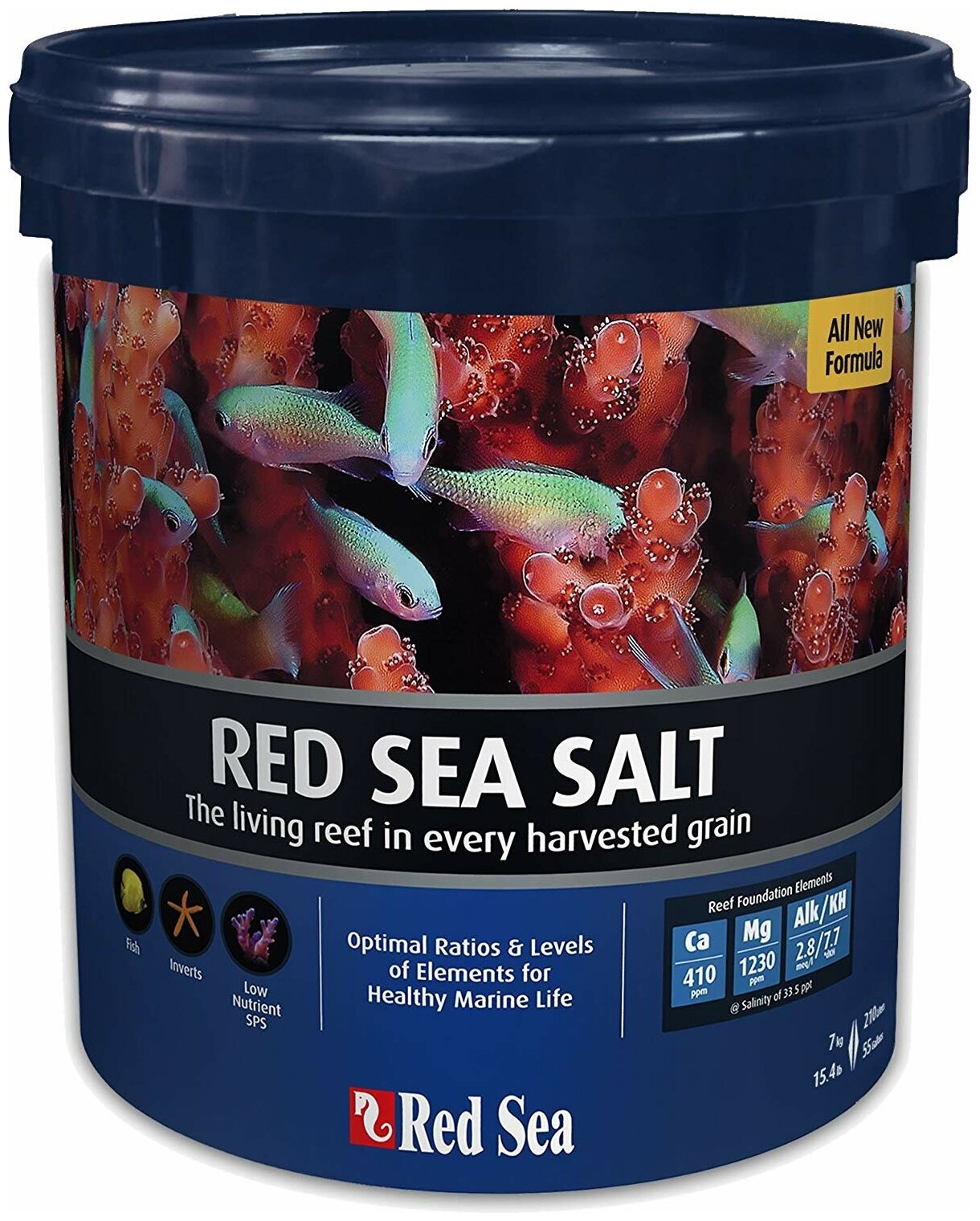 Морская аквариумная соль Red Sea Salt, 7 кг