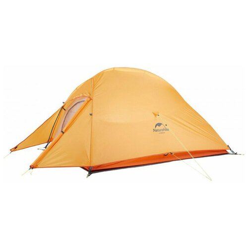 Палатка Naturehike Cloud UP II 210T NH17T001-T двухместная с ковриком, оранжевая