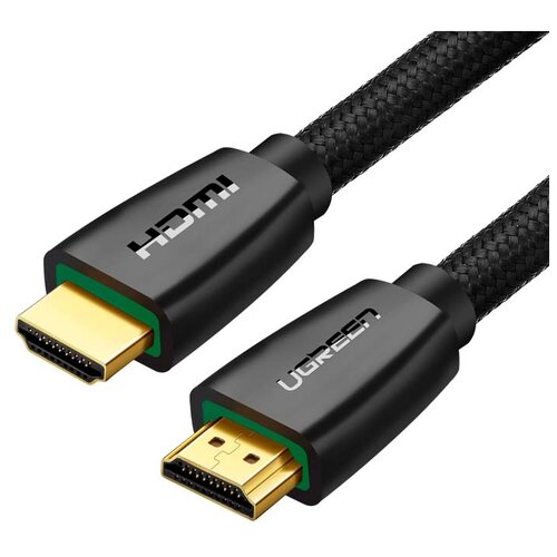 Кабель UGreen HDMI - HDMI HD118, 1 м, 1 шт., черный кабель ugreen hdmi hdmi hd131 1 5 м 1 шт серый