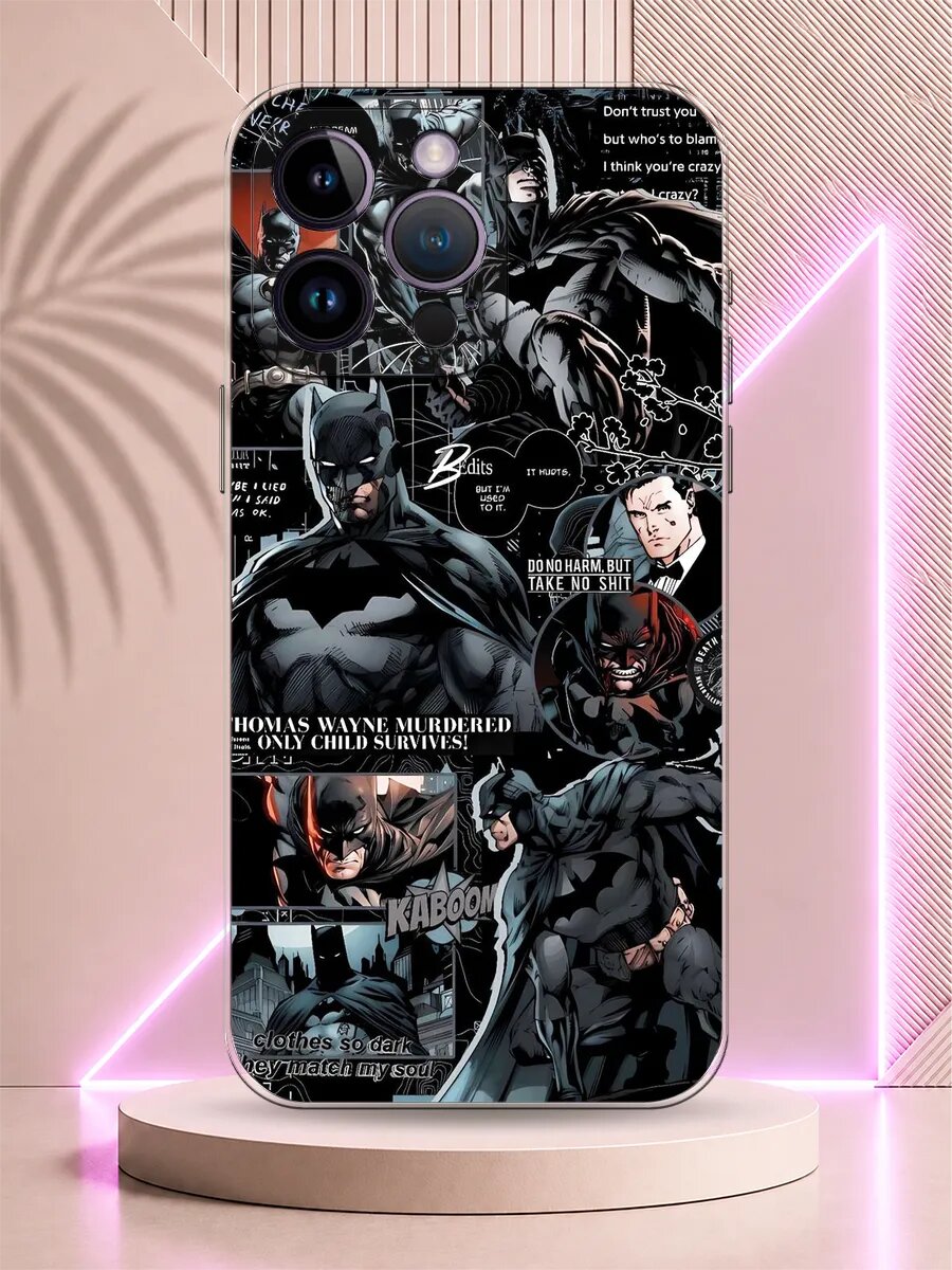 Чехол на iPhone 14 Pro Max Бэтмен