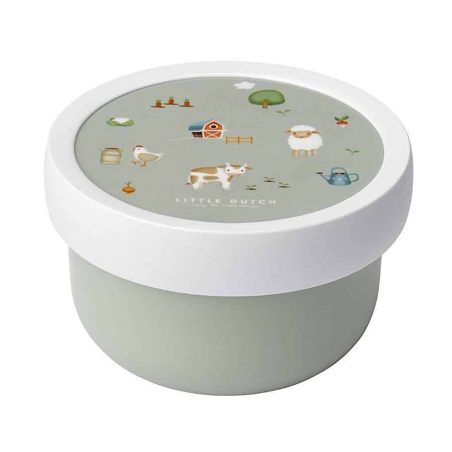 Контейнер пищевой Mepal Campus Fruit Box Little Farm, разноцветный, 300 мл