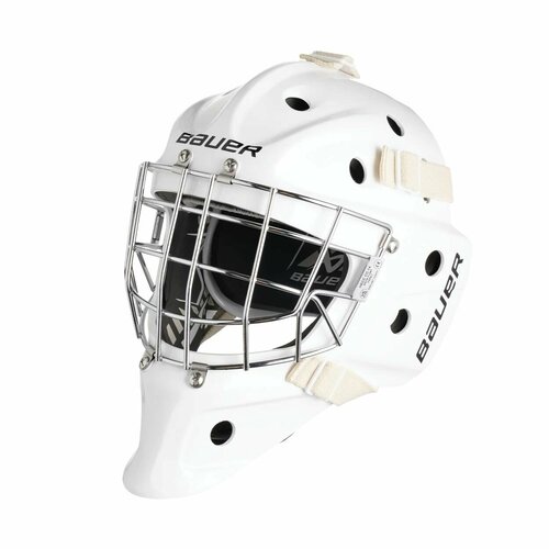 Шлем вратарский Bauer 930 Senior белый, размер M, L