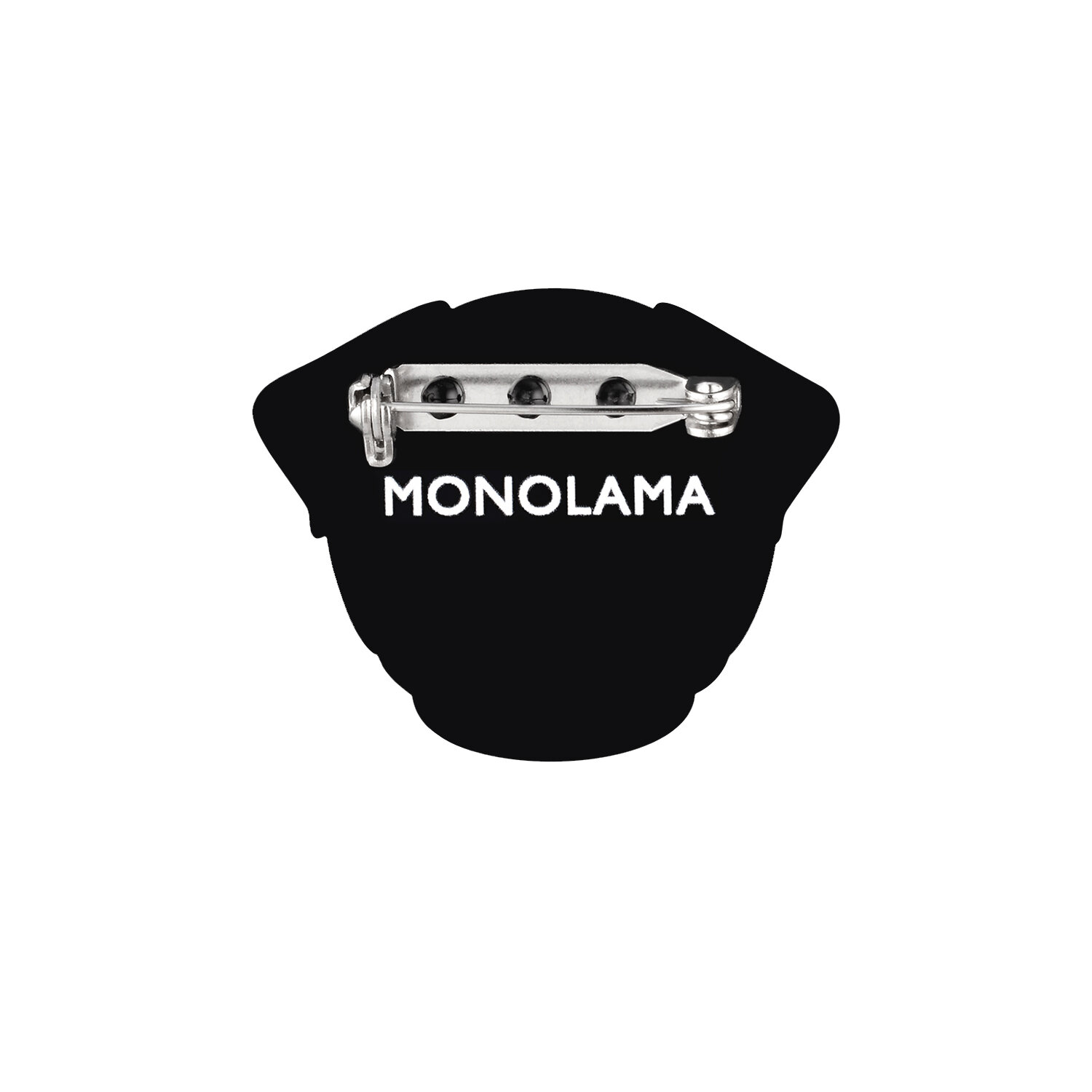 Брошь MONOLAMA, серый — фото 1