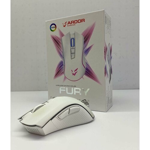 Мышь беспроводнаяпроводная ARDOR GAMING Fury ARDW-FURY3325-WT белый 4170₽