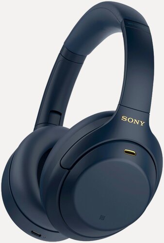 Изображение товара Беспроводные наушники Sony WH-1000XM4, mini jack 3.5 mm, blue