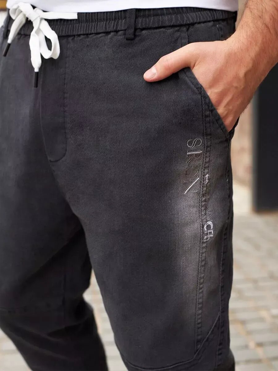 Джоггеры Skull Loft джоггеры Skull loft, размер XL, черный/серый — фото 1