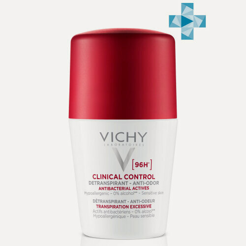 Изображение товара Дезодорант-антиперспирант Vichy Deodorant Clinical Control 96ч, 50 мл