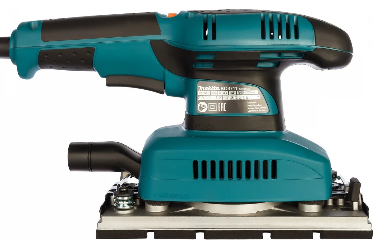 Изображение Вибрационная шлифмашина MAKITA ВО3711, 190Вт, 93х228мм, 40