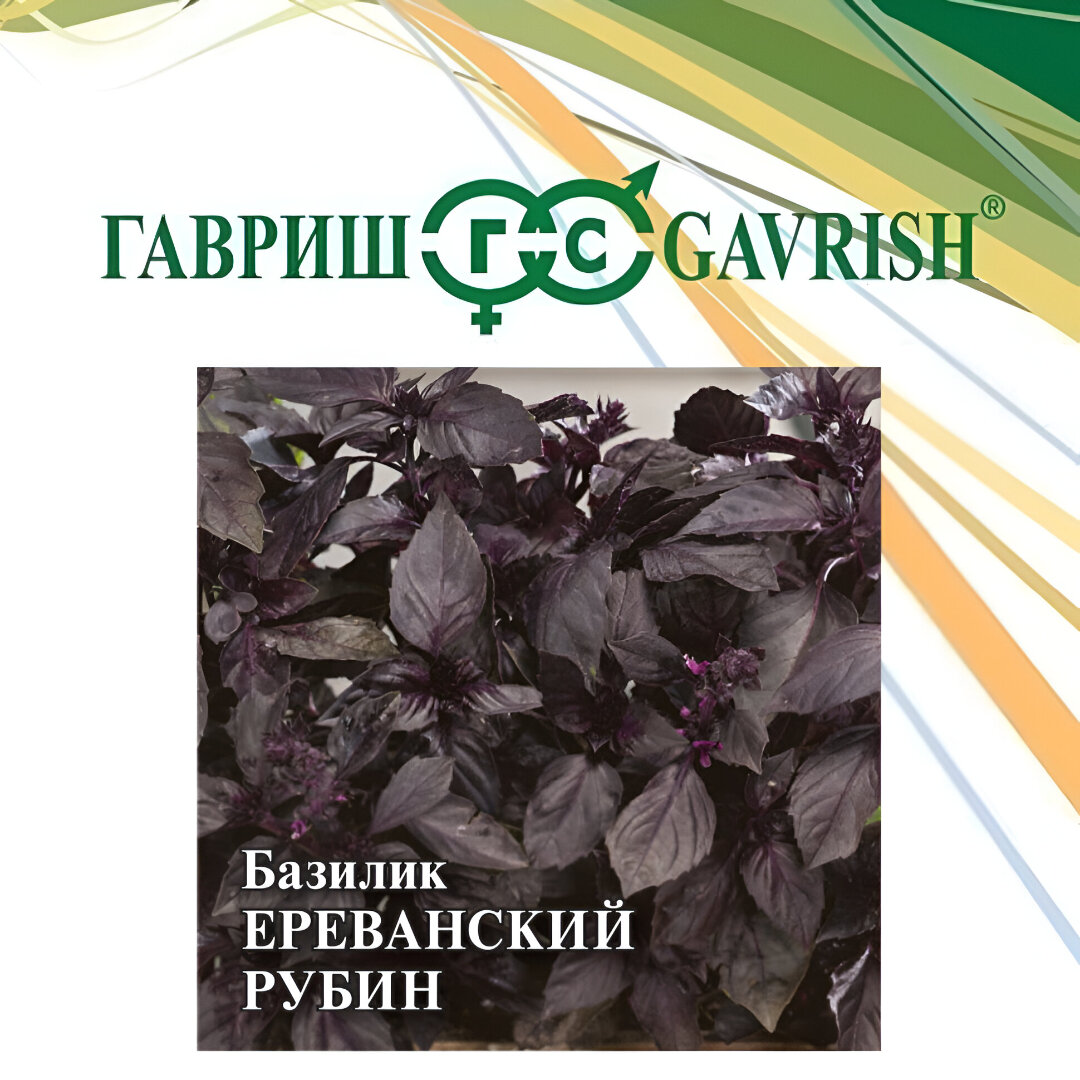 Семена Базилик Ереванский рубин 50г Гавриш Фермерское подворье
