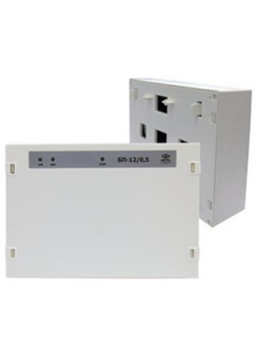 Блок питания Аргус-спектр БП-12/0.5 с аккумулятором 12В 0.5А IP30