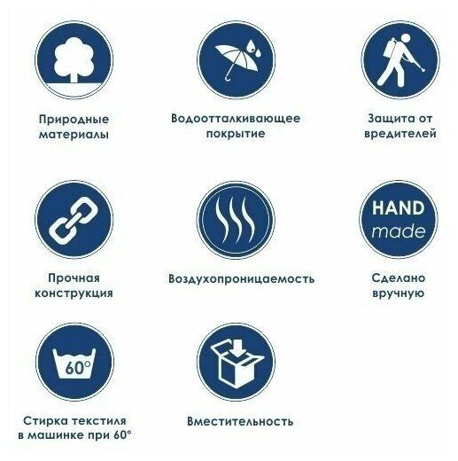 Корзина для белья Wasserkraft - фото №7
