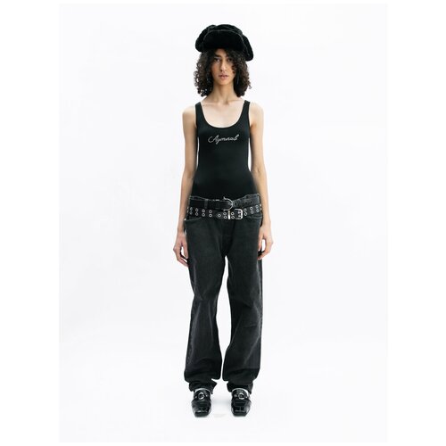 фото Майка outlaw moscow black outlove, женская, цвет черный, размер s