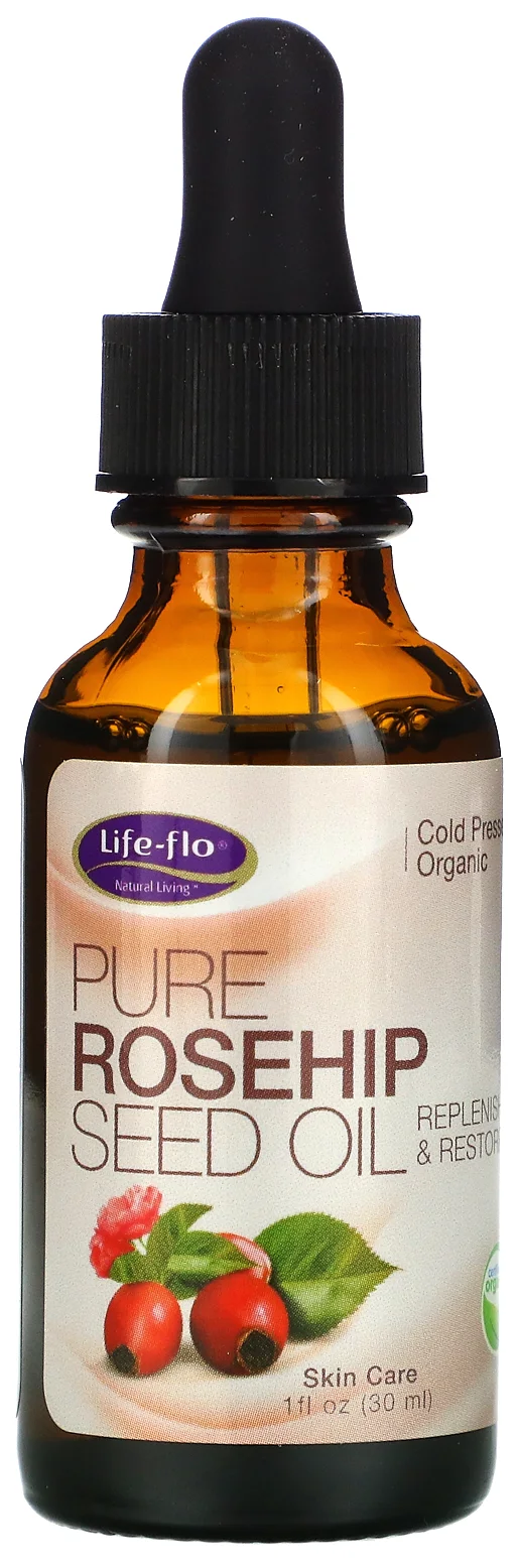 Life-flo, органическое чистое масло из семян шиповника, 30 мл