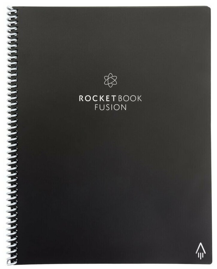 Блокнот Rocketbook Fusion Letter Size, A4, чёрный