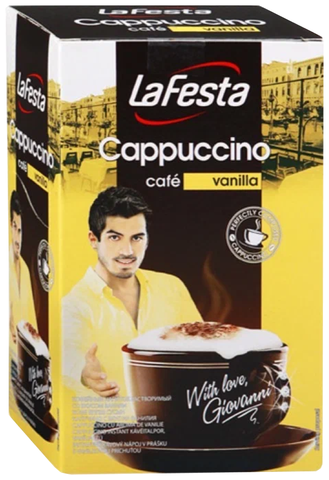 LAFESTA Кофе капучино растворимый в пакетиках Ванильный 10 шт по 12.5 г - фотография № 2