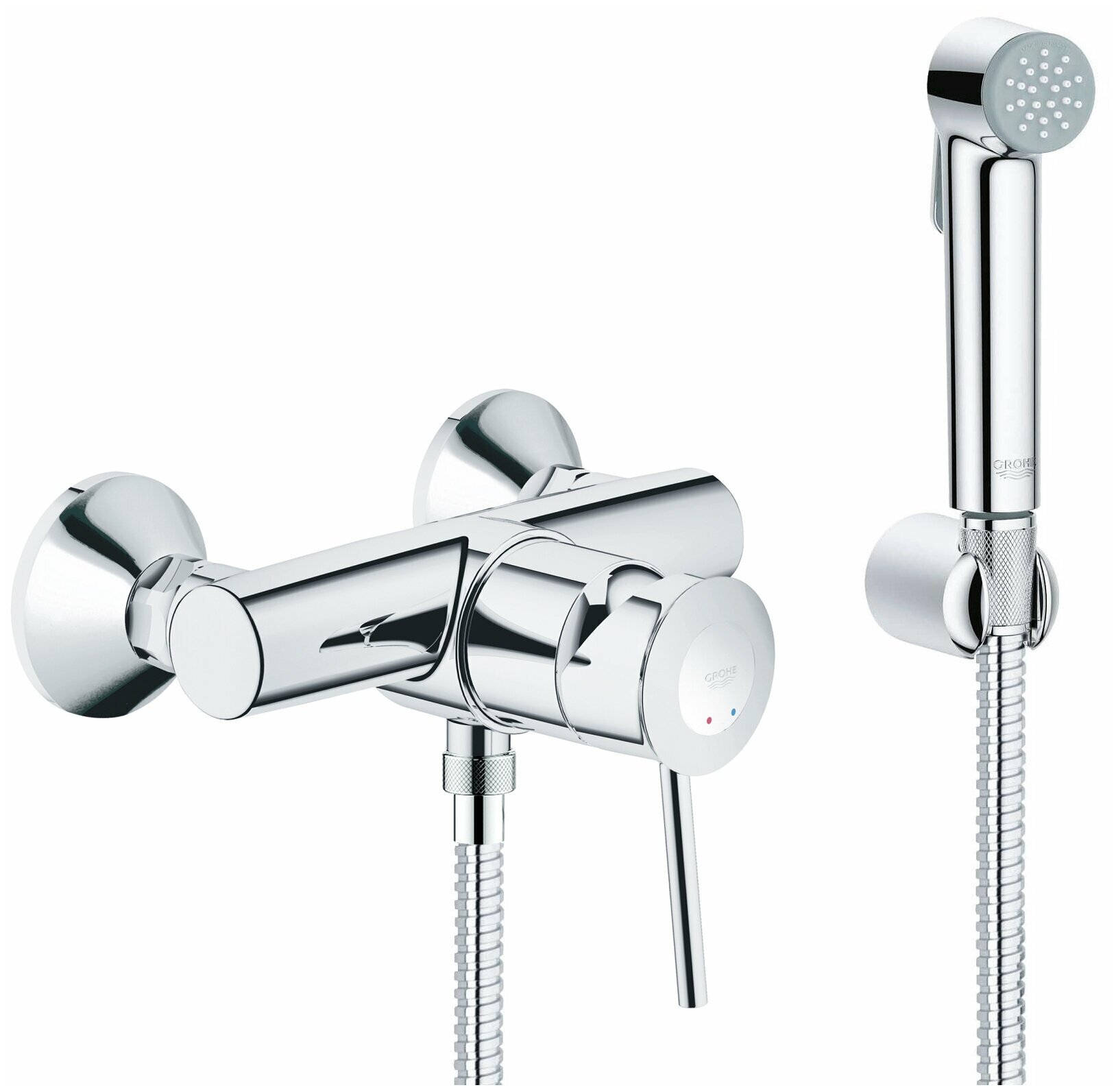 Гигиенический душ Grohe Bau Classic, хром