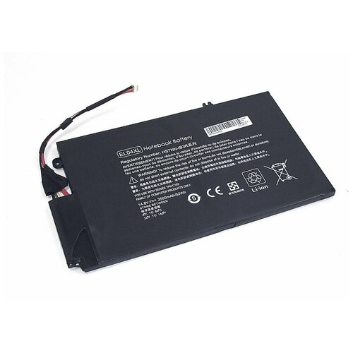 Аккумуляторная батарея для ноутбука HP Envy TouchSmart 4 (EL04XL) 14.8V 52Wh OEM черная