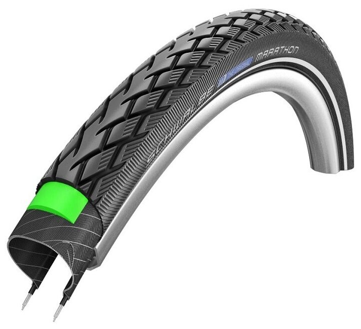 Покрышка Schwalbe MARATHON Perf.GreenGuard TwinSkin 32-559,26х1,25 B/B+RT HS420 EC 67EPI11100144