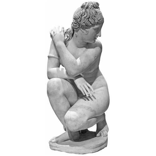 Самоклеящиеся фотообои Венера размер 90x210 см эффект черно-белый 1928₽