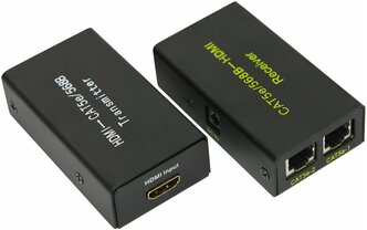 Удлинитель Rexant 17-6906 HDMI на 2 кабеля кат. 5е/6 (передатчик+приемник)