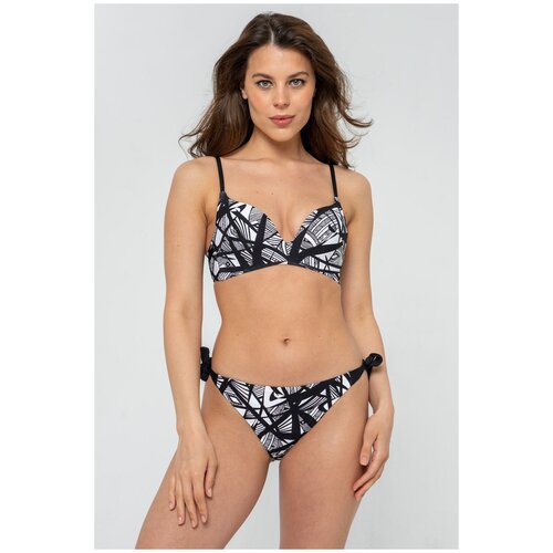 фото Плавки женские uniconf cbc204 v1, черно-белый (размер: xl)