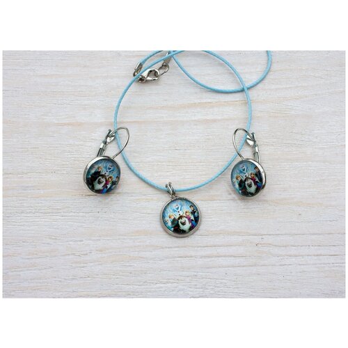 фото Комплект бижутерии фламинго-go!: серьги, подвеска